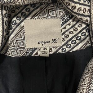 Aryn K Geometric Knit Vest